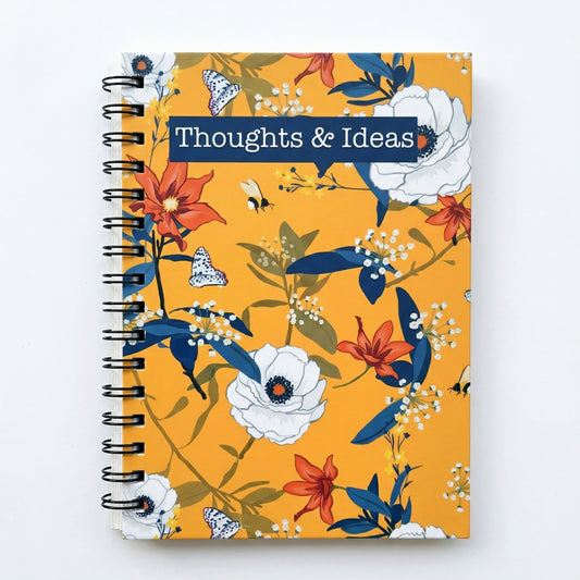 Thoughts and Ideas Yellow Notebook