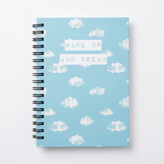 Wake Up And Dream Blue Notebook