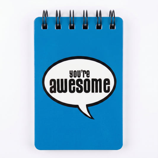 You're Awesome Blue Notepad