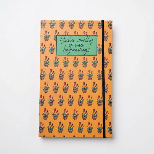 You're Worthy of New Beginnings A5 Journal