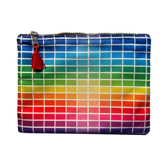 Chiklets Rainbow Colored Zipper