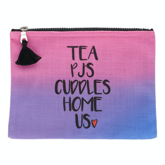 Tea Pjs cuddles Home US Pink Zipper