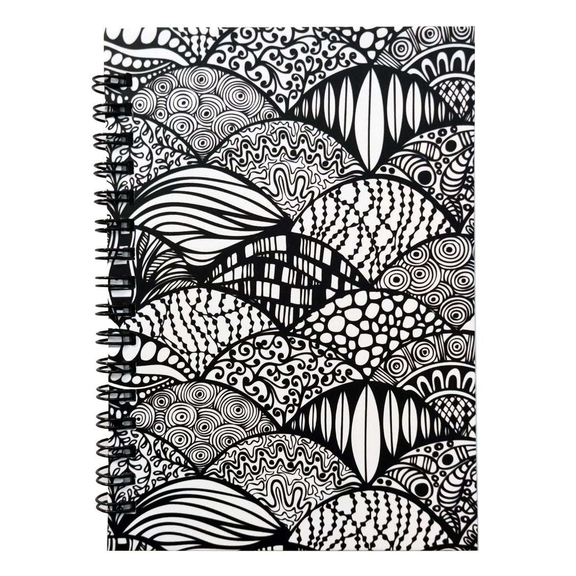 Doodled Black And White Notebook 2