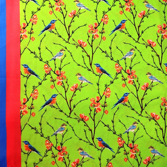 GPA102 - Lime Green Bird Forest