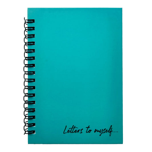 Letters to Myself Teal Notebook